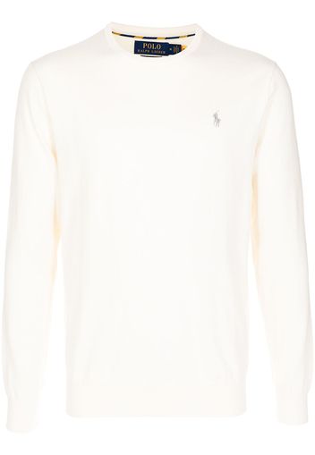 Polo Ralph Lauren Sweatshirt mit Polo Pony-Stickerei - Weiß