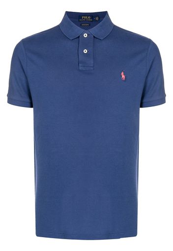 Polo Ralph Lauren Poloshirt mit Logo-Stickerei - Blau