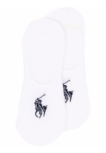 Polo Ralph Lauren logo-print 3 pack socks - Weiß