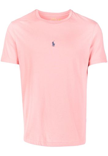 Polo Ralph Lauren T-Shirt mit Logo-Stickerei - Rosa