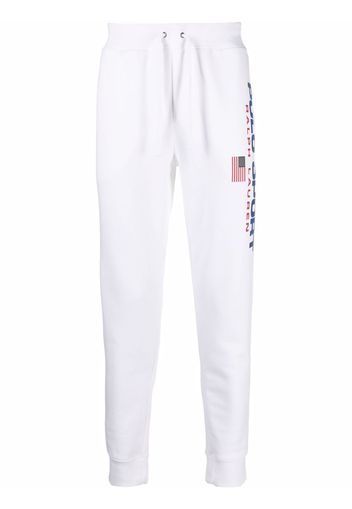 Polo Ralph Lauren logo-print track pants - Weiß