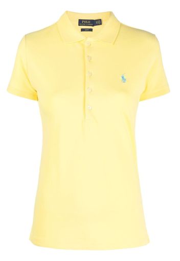 Polo Ralph Lauren Julie logo-embroidered polo shirt - Gelb