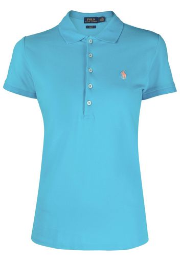 Polo Ralph Lauren Pony logo-embroidered polo shirt - Blau