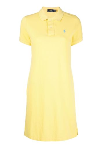 Polo Ralph Lauren polo-pony embroidered dress - Gelb