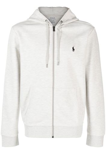 Polo Ralph Lauren knitted zip-up hoodie - Grau