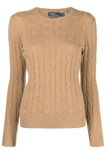 Polo Ralph Lauren cable-knit cashmere jumper - Nude