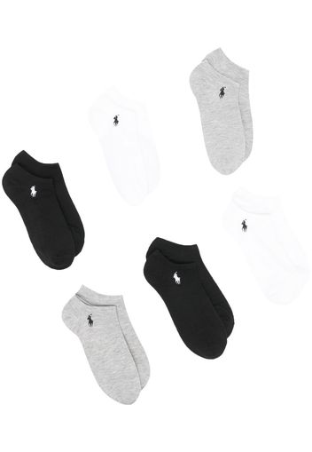 POLO RALPH LAUREN 6 pack sports socks - Grau