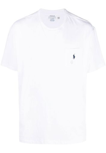 Polo Ralph Lauren embroidered-logo short-sleeve T-shirt - Weiß