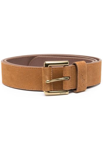 POLO RALPH LAUREN suede buckle belt - Braun