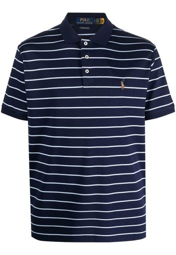 Polo Ralph Lauren striped cotton polo shirt - Blau