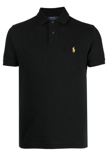 Polo Ralph Lauren embroidered-pony polo shirt - Schwarz