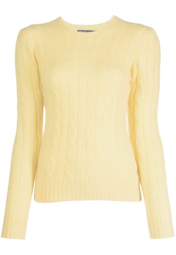 Polo Ralph Lauren cable-knit cashmere jumper - Gelb