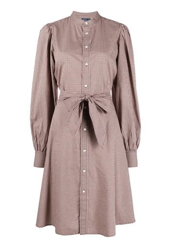 Polo Ralph Lauren check-print shirtdress - Rot