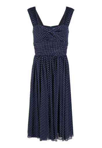 Polo Ralph Lauren sleeveless polka-dot dress - Blau