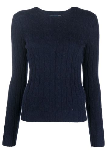 Polo Ralph Lauren cable-knit cashmere jumper - Blau