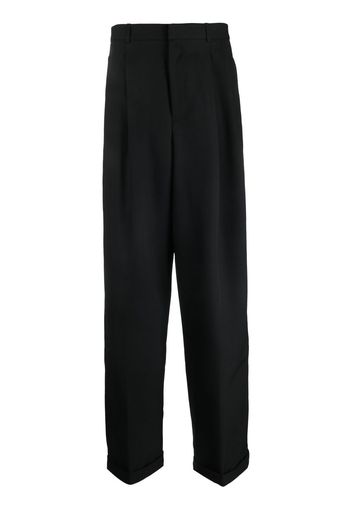 Polo Ralph Lauren pleated tuxedo trousers - Schwarz