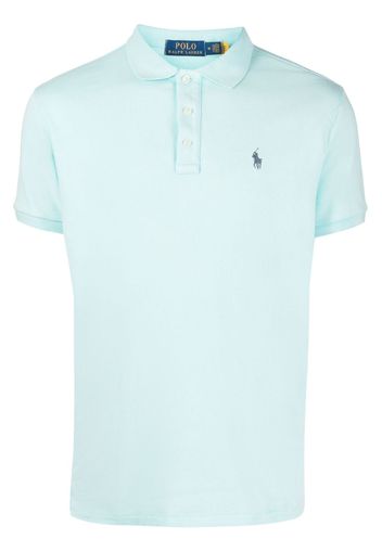 Polo Ralph Lauren short-sleeved cotton polo shirt - Blau