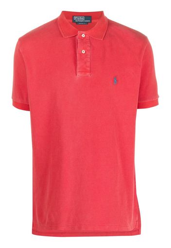 Polo Ralph Lauren logo-embroidered polo shirt - Rot