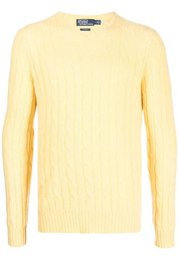 Polo Ralph Lauren crew-neck cable-knit jumper - Gelb