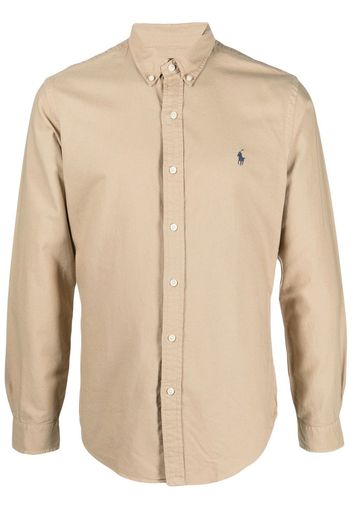 Polo Ralph Lauren Polo Pony button-collar shirt - Nude