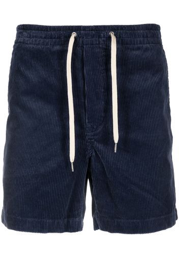 Polo Ralph Lauren corduroy drawstring-fastening shorts - Blau