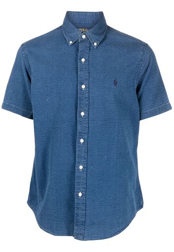 Polo Ralph Lauren short-sleeved cotton shirt - Blau