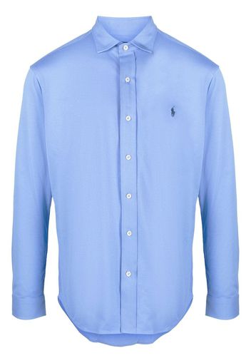 Polo Ralph Lauren embroidered polo-pony shirt - Blau