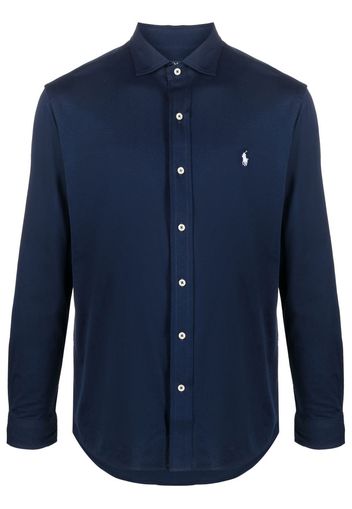 Polo Ralph Lauren embroidered polo-pony shirt - Blau