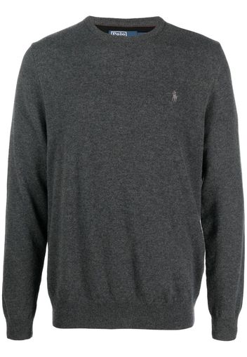 Polo Ralph Lauren logo-embroidered jumper - Grau