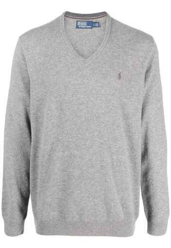 Polo Ralph Lauren Polo Pony V-neck jumper - Grau