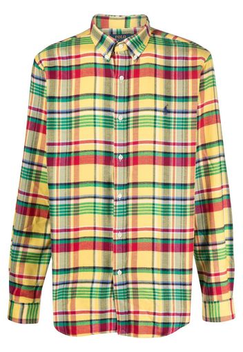 Polo Ralph Lauren check-print long-sleeve shirt - Gelb