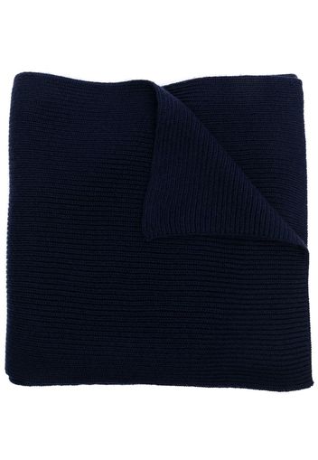 Polo Ralph Lauren ribbed knit wool scarf - Blau