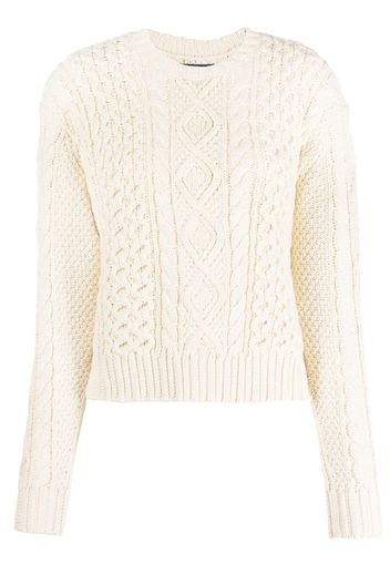 Polo Ralph Lauren chunky cable knit jumper - Nude