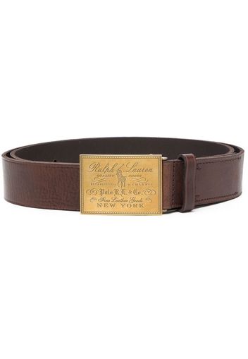 Polo Ralph Lauren Polo Heritage leather belt - Braun