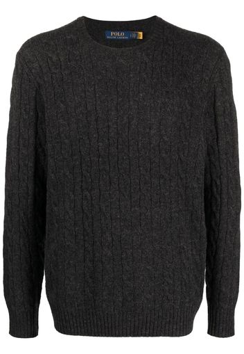 Polo Ralph Lauren cable-knit cashmere jumper - Grau