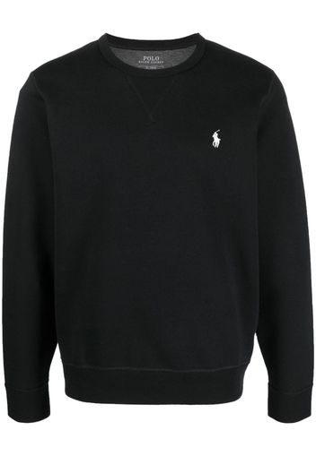 Polo Ralph Lauren embroidered-logo crew neck jumper - Schwarz