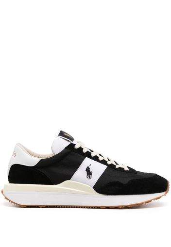 Polo Ralph Lauren logo-embroidered panelled sneakers - Schwarz