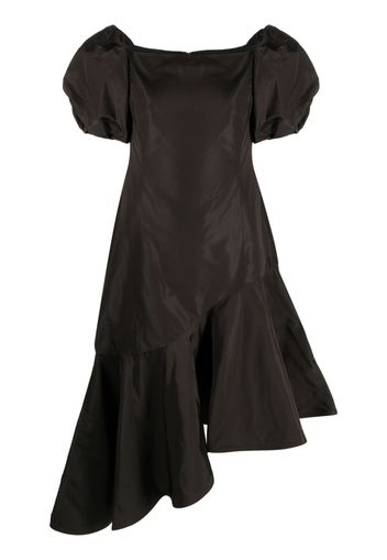 Polo Ralph Lauren ruffled asymmetrical taffeta gown - Braun