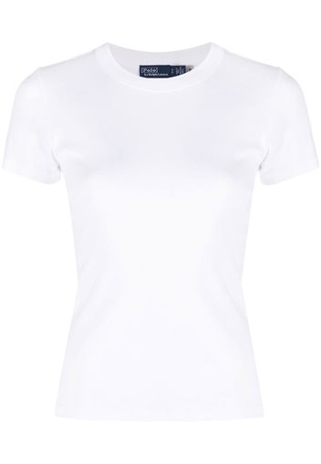 Polo Ralph Lauren ribbed cotton T-shirt - Weiß