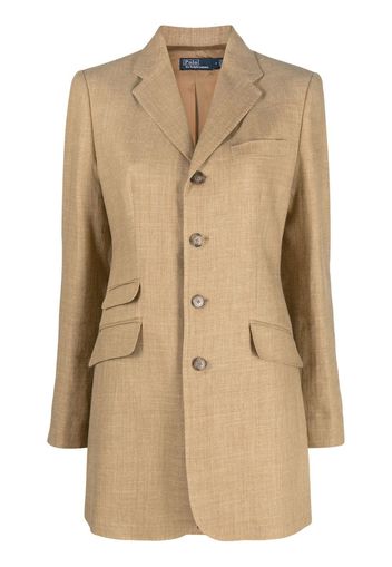 Polo Ralph Lauren single-breasted tweed blazer - Nude