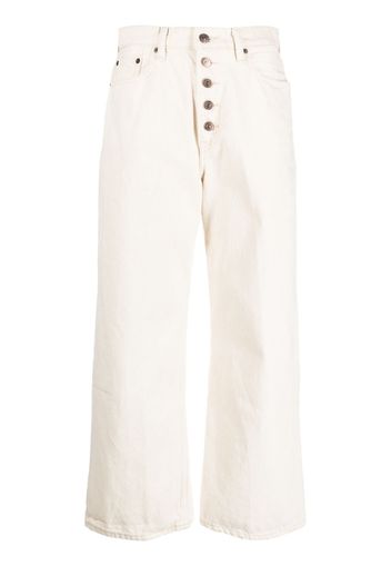 Polo Ralph Lauren cropped wide-leg trousers - Nude