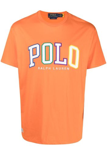 Polo Ralph Lauren logo appliqué T-shirt - Orange