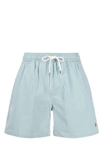 Polo Ralph Lauren Traveler striped swimming trunks - Grün