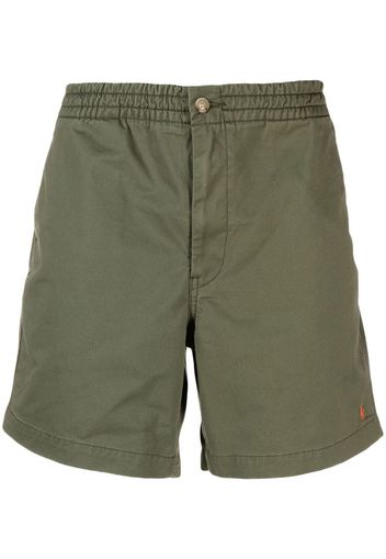 Polo Ralph Lauren stretch-cotton embroidered-logo shorts - Grün