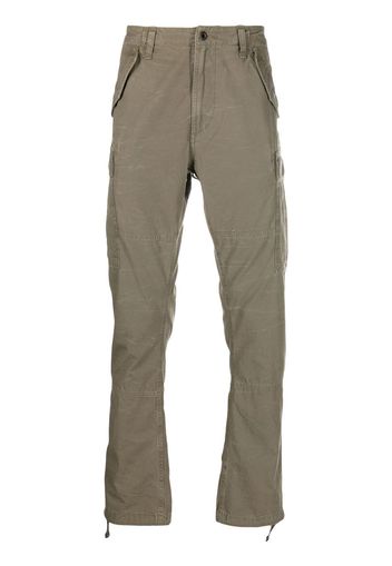 Polo Ralph Lauren straight-leg cotton cargo pants - Grün