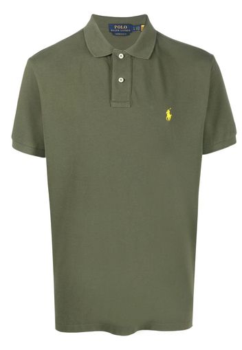 Polo Ralph Lauren embroidered-logo short-sleeved polo shirt - Grün