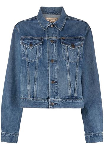 Polo Ralph Lauren cropped denim jacket - Blau