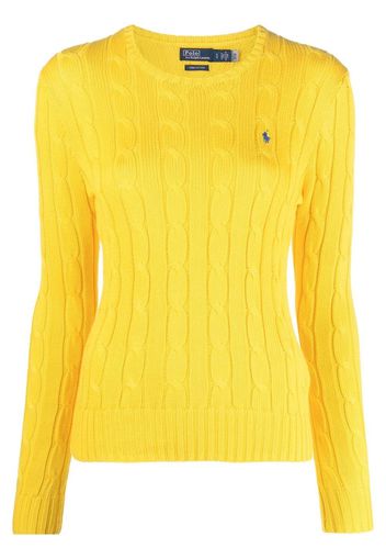 Polo Ralph Lauren Polo Pony cable-knit jumper - Gelb