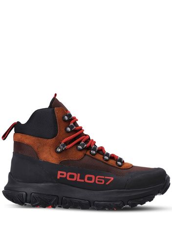 Polo Ralph Lauren lace-up sneaker boots - Braun