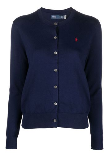 Polo Ralph Lauren Polo Pony embroidered cardigan - Blau